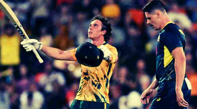 South Africa Crush Australia in 2nd T20I as Dewald Brevis Smashes Record-Breaking Century